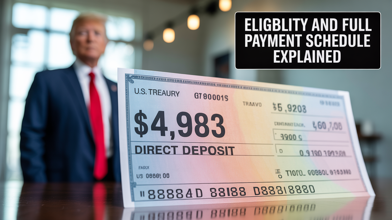 Direct Deposit of $4,983 for Everyone in October 2025
